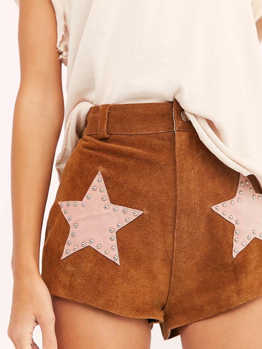 Understated Leather Stardust Shorts, XS XSmall EUC